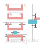 Bessey GSV 300 M változtatható csavaros szorító (3000 mm) Előnézet 