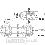 Bessey PS55 lemezbilincs Előnézet 