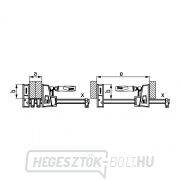 Bessey REVO Vario Vario karosszériafogó KREV250-2K (2500 x 95 mm) Előnézet 