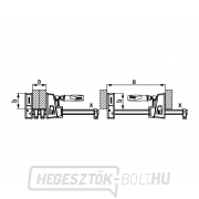 Bessey REVO Vario Vario karosszériafogó KREV150-2K (1500 x 95 mm) Előnézet 