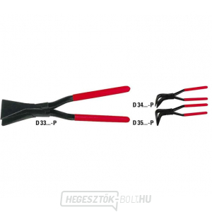 Bessey vízvezeték-szerelő összecsukható fogó D35-60-P hajlított gallery main image