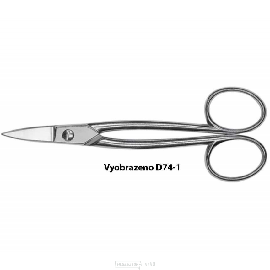 Bessey D75-1 aranyműves olló hajlított pengével