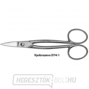 Bessey D75-1 aranyműves olló hajlított pengével Bessey D75-1 aranyműves olló hajlított pengével gallery main image
