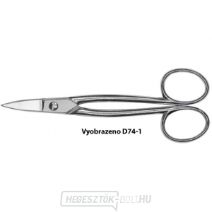 Bessey D75-1 aranyműves olló hajlított pengével Bessey D75-1 aranyműves olló hajlított pengével gallery main image
