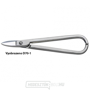Bessey D71-1 aranyműves olló hajlított pengével Bessey D71-1 aranyműves olló hajlított pengével gallery main image