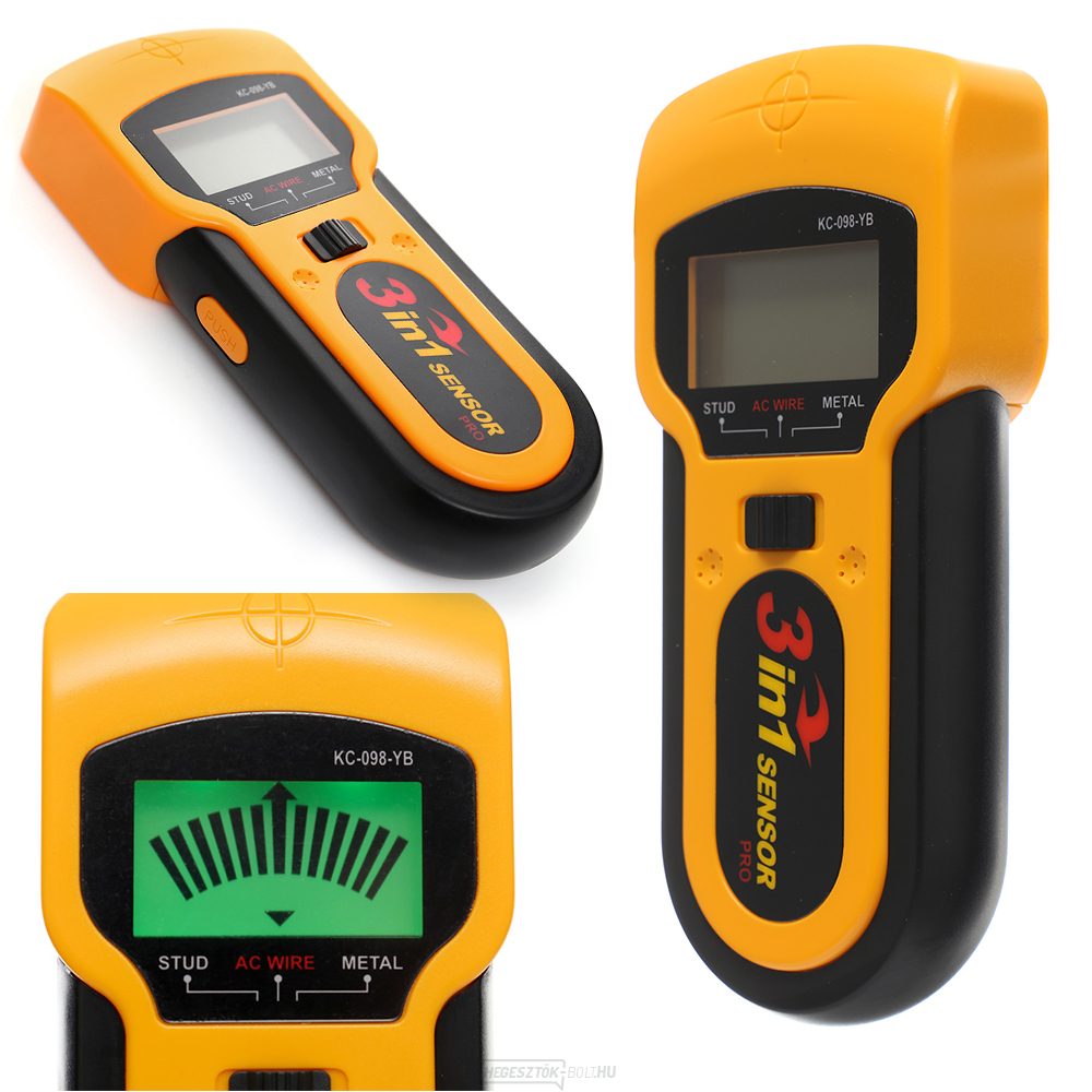 Fémek, elektromos vezetékek vagy fagerendák detektora, Címkézett TA1304