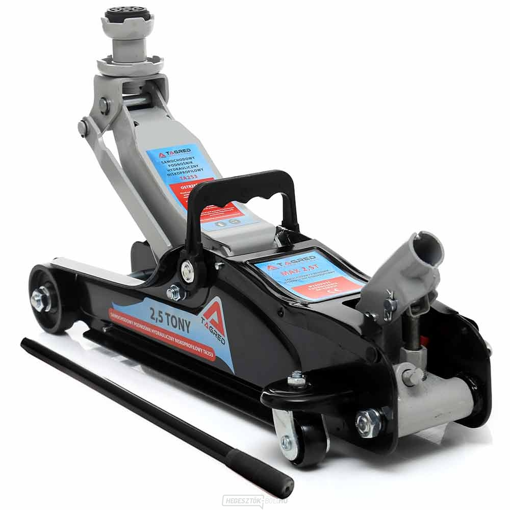 Hidraulikus alacsony profilú emelő (hever) 2,5 t, Tagred TA253