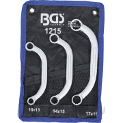 Kulcskészlet indítókhoz és blokkokhoz | 10 x 13 - 17 x 19 mm | 3 részes, BGS 1215 Kulcskészlet indítókhoz és blokkokhoz | 10 x 13 - 17 x 19 mm | 3 részes, BGS 1215 gallery main image