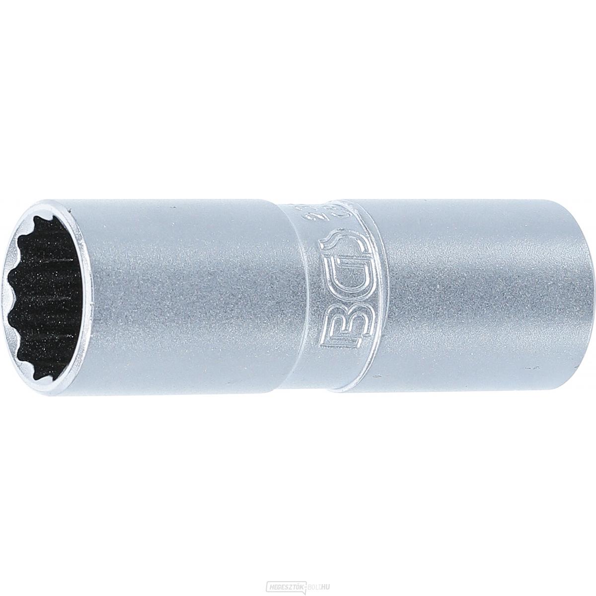 Dugófej gyújtógyertyákhoz rögzítőgumival, tizenkét oldalú | 12,5 mm (1/2") | 16 mm, BGS 2385