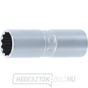 Dugófej gyújtógyertyákhoz rögzítőgumival, tizenkét oldalú | 12,5 mm (1/2 Dugófej gyújtógyertyákhoz rögzítőgumival, tizenkét oldalú | 12,5 mm (1/2