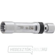 Csuklós foglalatfej gyújtógyertyákhoz, tizenkét oldalú rögzítőrugóval | belső négyzet 10 mm, BGS 2391 Csuklós foglalatfej gyújtógyertyákhoz, tizenkét oldalú rögzítőrugóval | belső négyzet 10 mm, BGS 2391 gallery main image