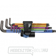 Wera 022210 Inbus dugókulcsok 950/9 Hex-Plus Multicolour HF 1, BlackLaser tartási funkcióval (9 darabos készlet) gallery main image