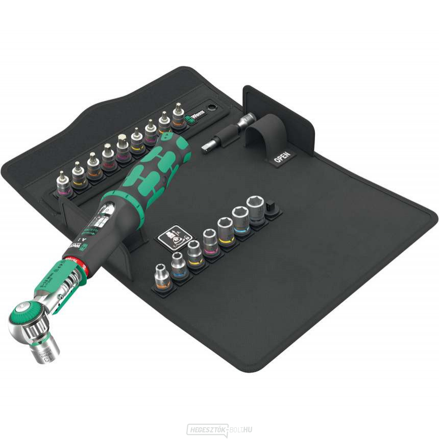 Wera 136073 Safe-Torque A 1 SHK 1. nyomatékkulcskészlet, 1/4" négyszögletes, 2 ÷ 12 Nm (20 részes készlet)