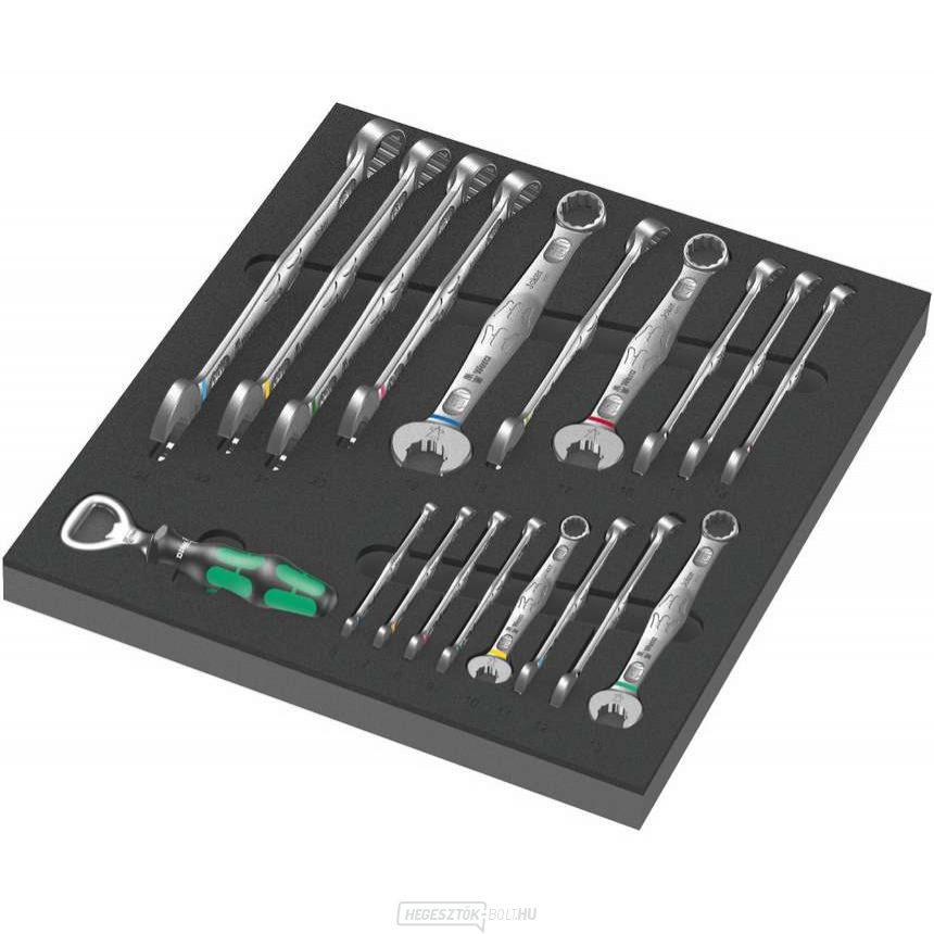 Wera 150121 Csavarkulcsok Joker 6003 6 ÷ 24 mm típus 9731 habbetétben, 1. szett (19 részes készlet)