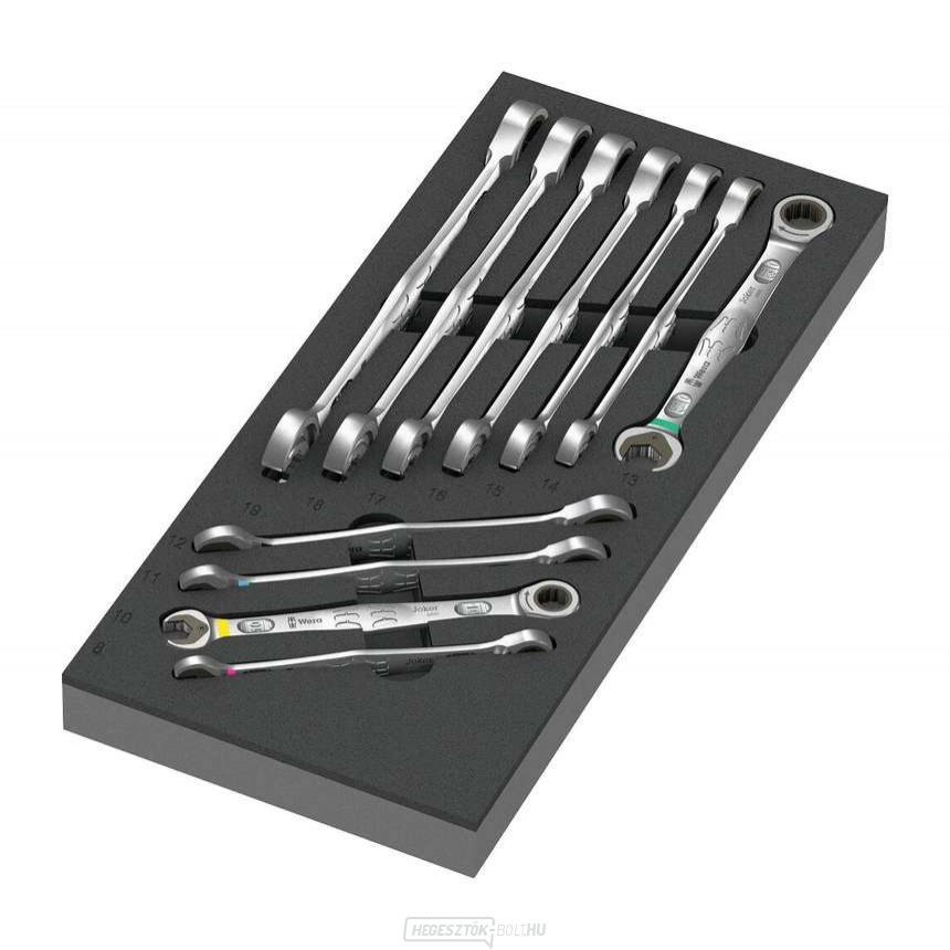 Wera 150120 Csavarkulcsok Joker 6000 8 ÷ 19 mm típus 9730 habbetétben, 1. szett (11 részes készlet)