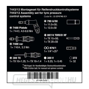 Wera 074746 7443/12 szerelőkészlet gumiabroncsnyomás-ellenőrző rendszerekhez (12 darabos készlet) náhled