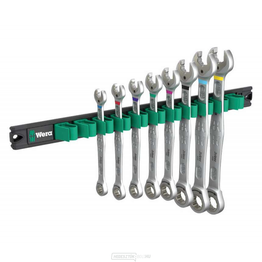 Wera 020016 racsnis kulcsok 5/16 ÷ 3/4" 6000 Joker Imperial 1 mágneses rúdra, 9632 (8 darabos készlet)