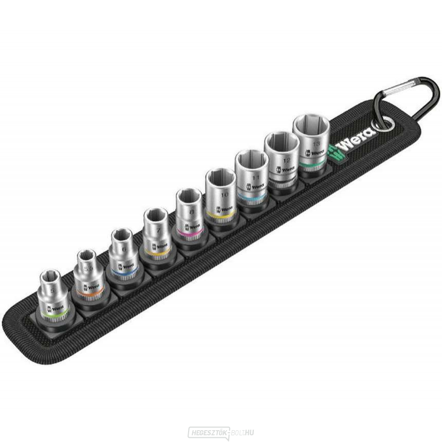 Wera 003883 Zyklop dugókulcsok 1/4" Belt A 4 (9 darabos készlet)