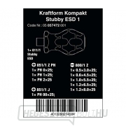 Wera 057472 Csavarhúzóhegyek markolattal Kraftform Kompakt Stubby ESD 1 (10 darabos készlet) Előnézet 