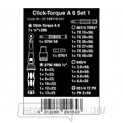 Wera 130110 Wera Click-Torque A 6 készlet 1 nyomatékkulcs 1/4" racsnival (2,5 ÷ 25 Nm) 21 részes készlet Előnézet 