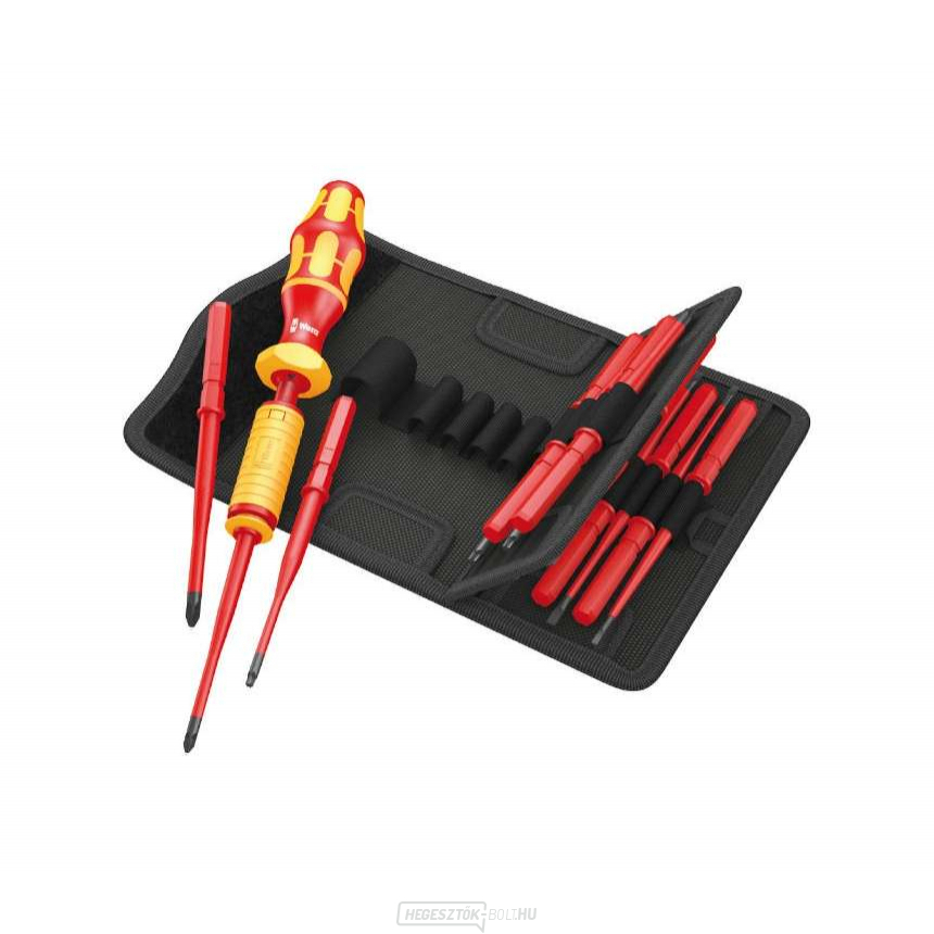 Wera 059291 Tartó és cserepengék Kraftform Kompakt VDE 15 Nyomaték 1,2 ÷ 3,0 Nm extra vékony 1 (15 részes készlet)