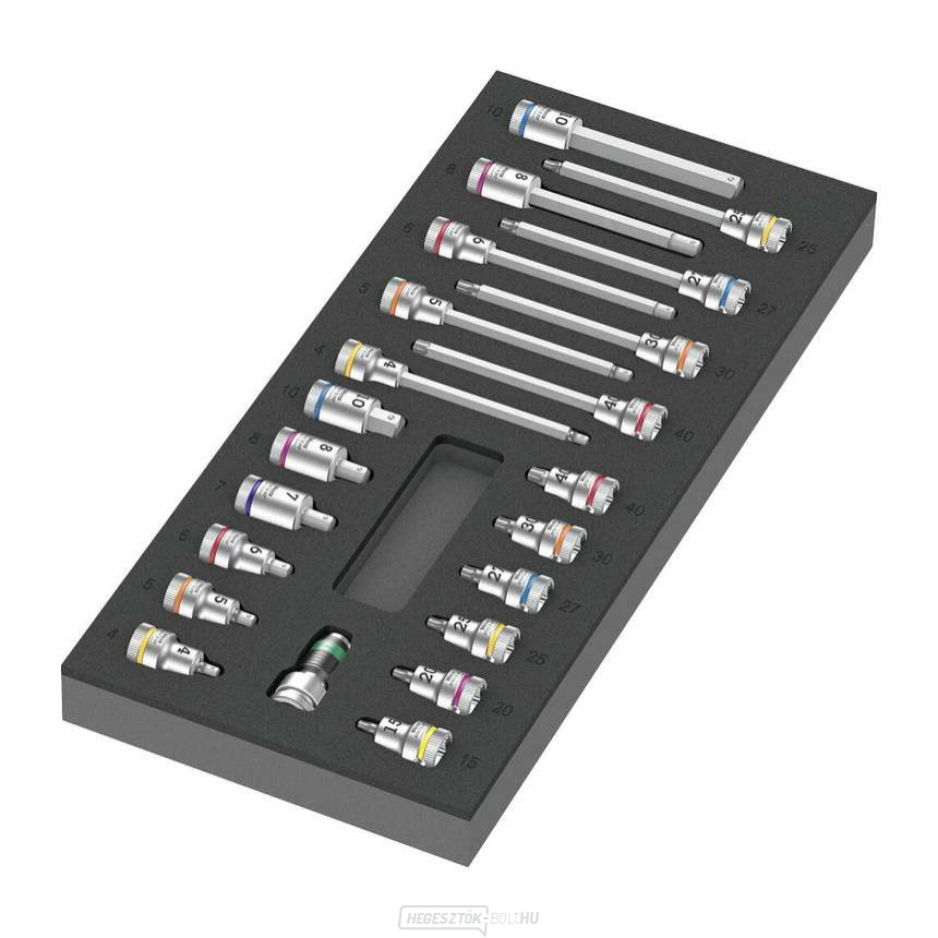 Wera 150113 Zyklop B 3/8" bit típus 9723 habbetétben 1. szett (22 részes készlet) Wera 150113 Zyklop B 3/8" bit típus 9723 habbetétben 1. szett (22 részes készlet) gallery main image