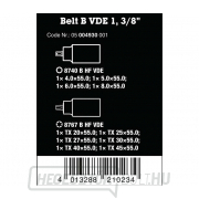 Wera 004930 3/8" dugókulcsok villanyszerelőknek Belt B VDE 1 Zyklop tartási funkcióval (10 darabos készlet) Előnézet 