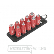Wera 004930 3/8" dugókulcsok villanyszerelőknek Belt B VDE 1 Zyklop tartási funkcióval (10 darabos készlet) gallery main image