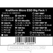 Wera 134019 Kraftform Micro ESD elektronikai csavarhúzó nagy csomag 1 (25 darabos készlet) Előnézet 