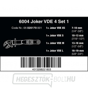Wera 020170 Önbeálló kulcsok 7 ÷ 19 mm 6004 Joker VDE 4 készlet 1 (4 darabos készlet) Wera 020170 Önbeálló kulcsok 7 ÷ 19 mm 6004 Joker VDE 4 készlet 1 (4 darabos készlet) náhled