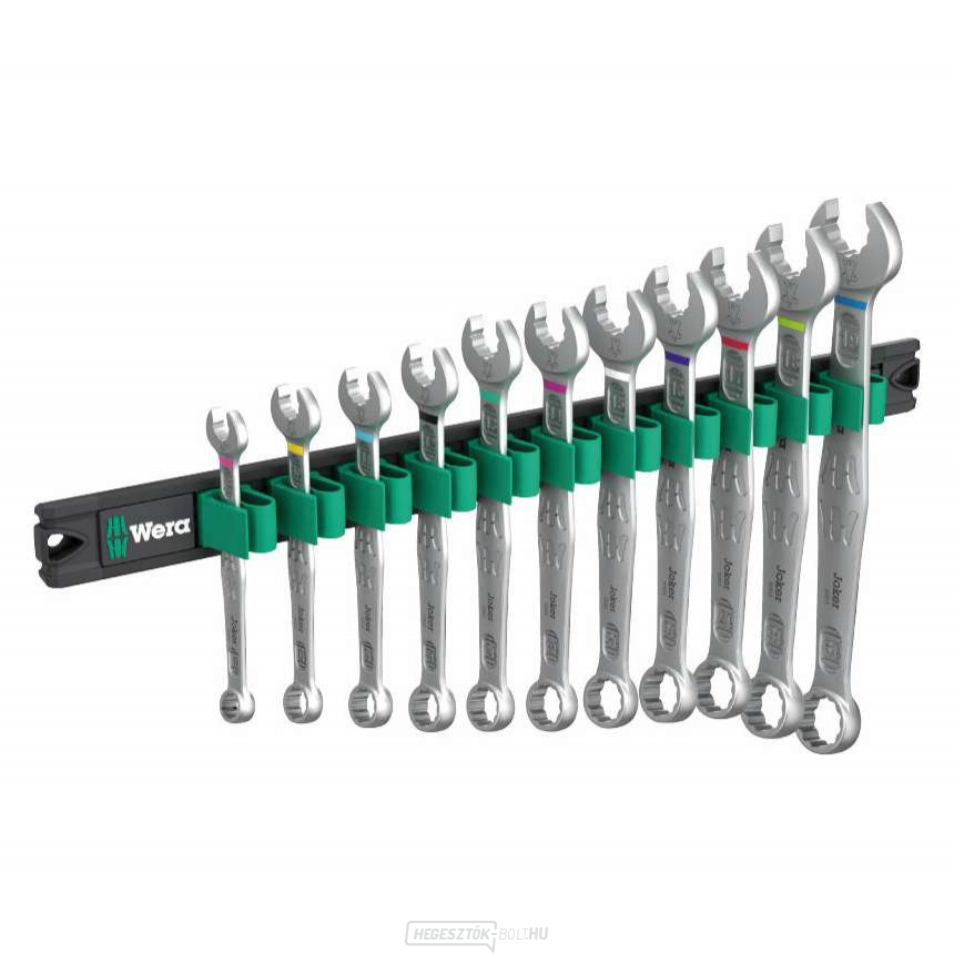 Wera 020233 Csavarkulcsok 8 ÷ 19 mm 6003 Joker 1 mágneses rúdra, 9640 (11 részes készlet)