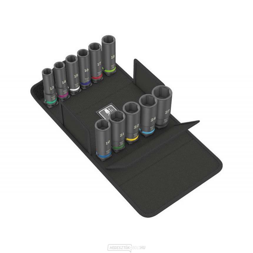 Wera 004841 Dugókulcsok 1/2" 13 ÷ 27 mm 8790 C Impaktor Deep Set 1 (11 részes készlet)