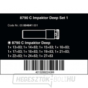 Wera 004841 Dugókulcsok 1/2" 13 ÷ 27 mm 8790 C Impaktor Deep Set 1 (11 részes készlet) Előnézet 