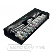 Wera 004078 Zyklop Metal 8100 SC 8. 28 részes racsnis készlet, 1/2"-os tokmány Előnézet 