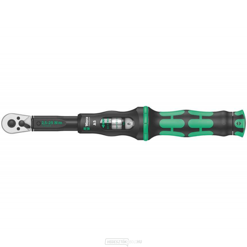 Wera 075604 Wera Click-Torque A 5 nyomatékkulcs 1/4" racsnival (2,5 ÷ 25 Nm)