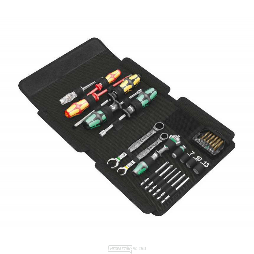 Wera 135927 Szerszámok Kraftform Kompakt SH 1 szaniterek / fullasztás 1/4" Zyklop Speed racsnival (25 részes készlet)