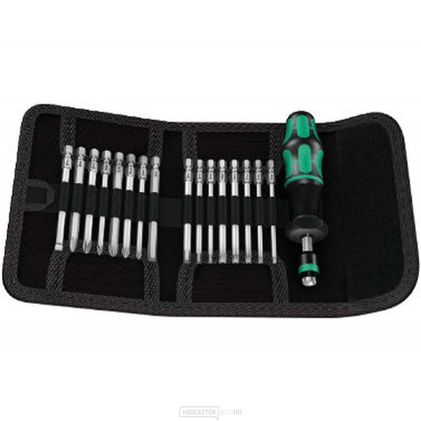 Wera 059293 Forgatónyomatékos csavarhúzó Kraftform Kompakt 60 Nyomaték 1,2 ÷ 3,0 Nm (16 bites készlettel együtt)