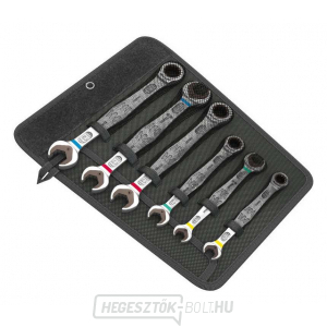 Wera 020022 racsnis kulcsok 10 ÷ 19 mm Joker és Joker Double (6 darabos készlet) Wera 020022 racsnis kulcsok 10 ÷ 19 mm Joker és Joker Double (6 darabos készlet) gallery main image