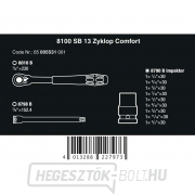 Wera 005531 Zyklop Comfort 3/8" racsni 1/4 ÷ 3/4", 8100 SB 13 (11 részes készlet) Előnézet 