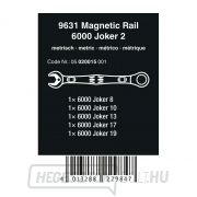 Wera 020015 racsnis kulcsok 8 ÷ 19 mm 6000 Joker 2 mágneses rúdra, 9630 (5 darabos készlet) Előnézet 