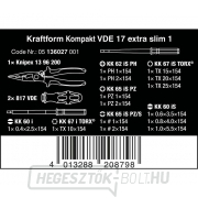 Wera 136027 Villanyszerelő csavarhúzó Kraftform Kompakt VDE 17 extra vékony 1 (16 részes készlet) Előnézet 