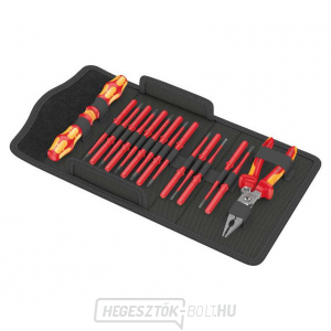 Wera 136027 Villanyszerelő csavarhúzó Kraftform Kompakt VDE 17 extra vékony 1 (16 részes készlet) Wera 136027 Villanyszerelő csavarhúzó Kraftform Kompakt VDE 17 extra vékony 1 (16 részes készlet) gallery main image