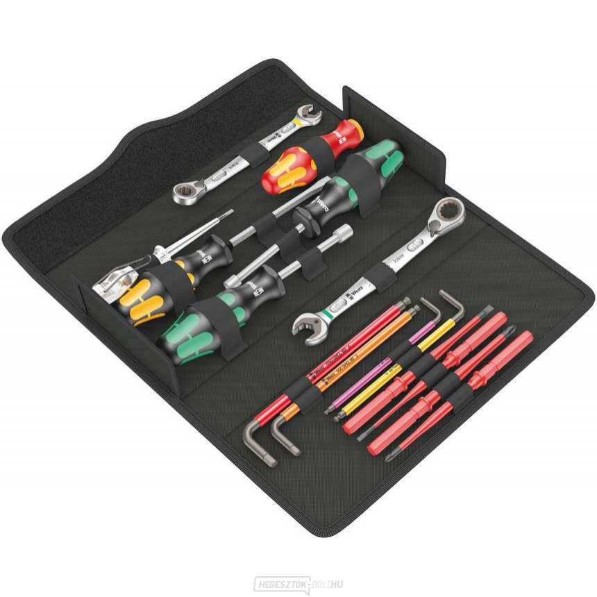 Wera 136026 Szerszámok Kraftform Kompakt SH 2 szaniter/fűtés (15 részes készlet)
