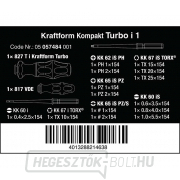 Wera 057484 Villanyszerelői csavarhúzó pengék VDE Kraftform Kompakt Turbo i 1 (16 részes készlet) Előnézet 
