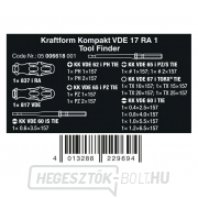 Wera 006618 Fogantyú racsnis Kraftform Kompakt VDE 17 RA 1 és cserélhető pengékkel (17 részes készlet) Előnézet 