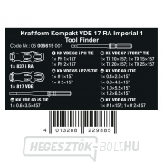 Wera 006619 Fogantyú racsnis Kraftform Kompakt VDE 17 RA Imperial 1 és cserélhető pengékkel (17 részes készlet) Előnézet 