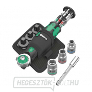 Wera 004283 Compact Ratchet 8009 Zyklop Pocket Imperial Set 2 bitekkel és foglalatokkal (Inch Set 18 darab) Előnézet 