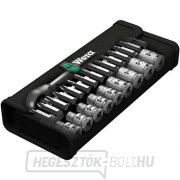 Wera 004020 racsnis készlet 1/4" 8100 SA 10 Zyklop Metal, átmenő négyzet, inch (28 részes készlet) Előnézet 