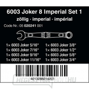 Wera 020241 Csavarkulcsok 5/16 ÷ 3/4" inch 6003 Joker 8 Imperial Set 1 (8 darabos készlet) Előnézet 