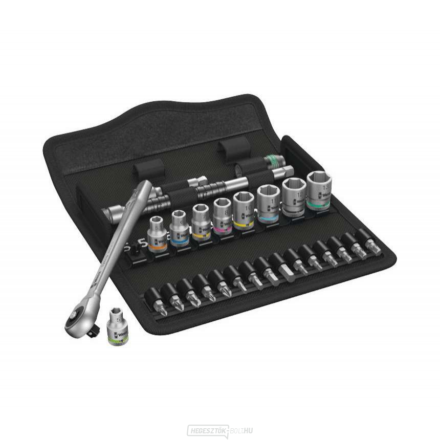 Wera 004017 1/4" Zyklop Metal 8100 SA 7. 28 részes készlet